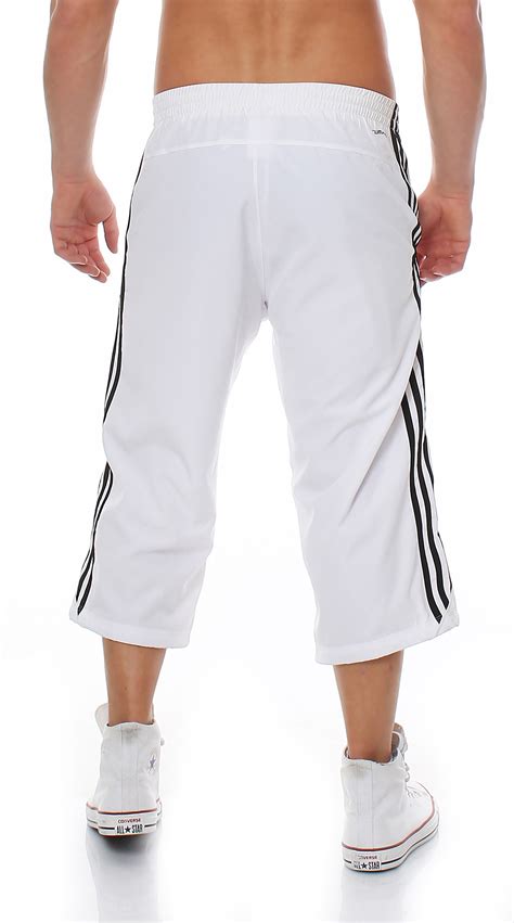 adidas 3 4 ess weiß|Men's 3/4 Pants .